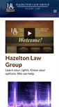 Mobile Screenshot of hazeltonlawgroup.com