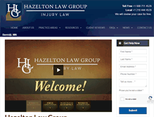 Tablet Screenshot of hazeltonlawgroup.com